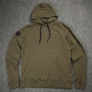 Thrudark Hoodie Mens Large Pullover Sweatshirt Army Green Military Sweater